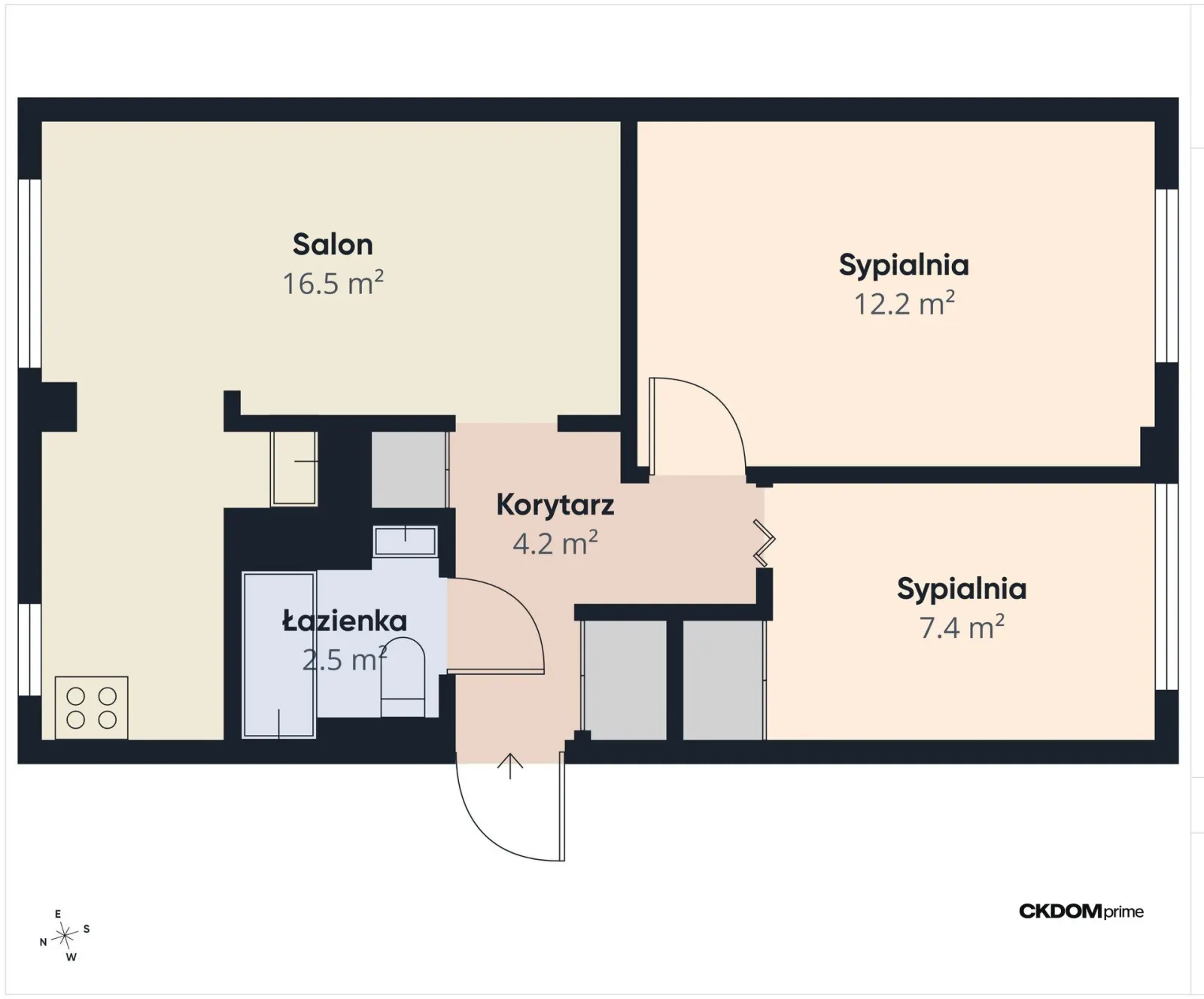 3-pokojowe mieszkanie po remoncie | KSM | Parter | 47,20 m² + GARAŻ, Kielce – zdjęcie 12