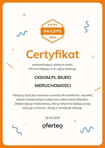 Oferteo Najlepsi 2025 – CKDOM