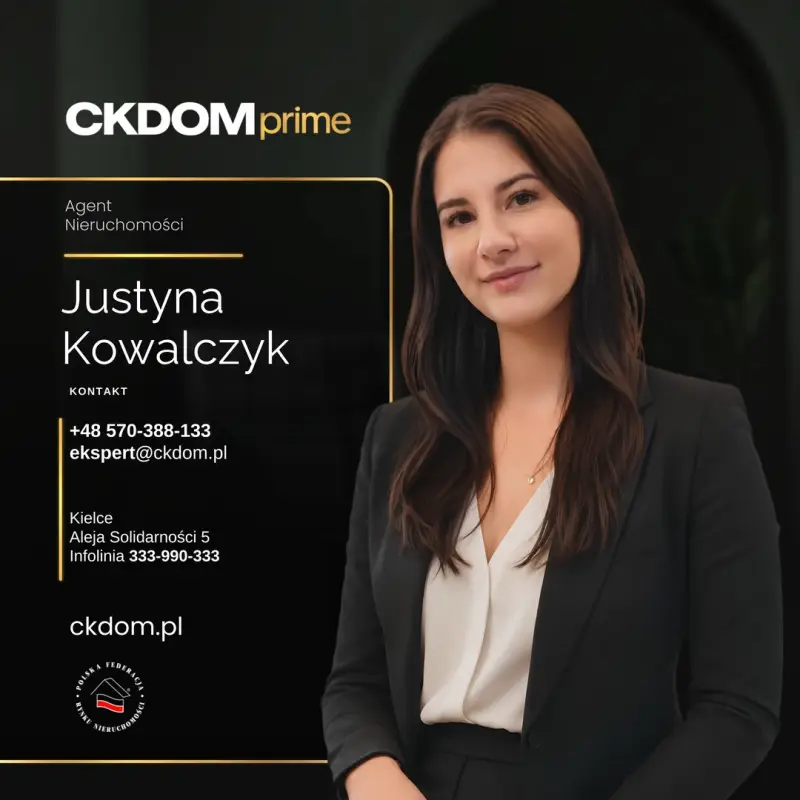 Justyna Kowalczyk – agent nieruchomości, CKDOM Prime Kielce