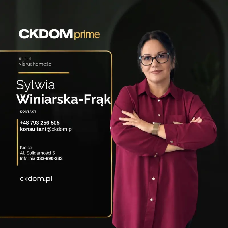 Sylwia Winiarska-Frąk – agent nieruchomości, CKDOM Prime Kielce