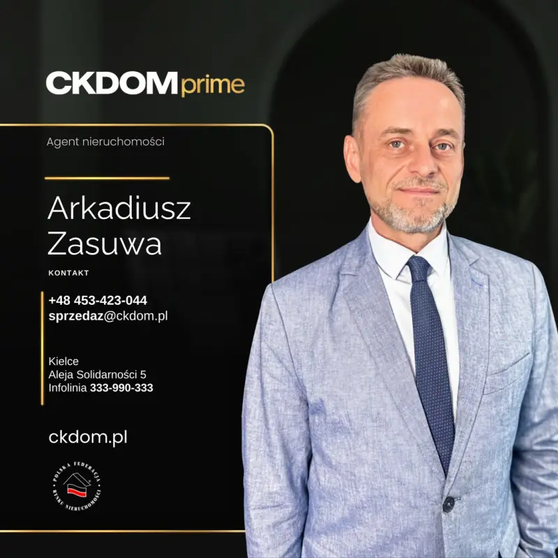 Arkadiusz Zasuwa – doradca ds. nieruchomości, CKDOM Prime Kielce