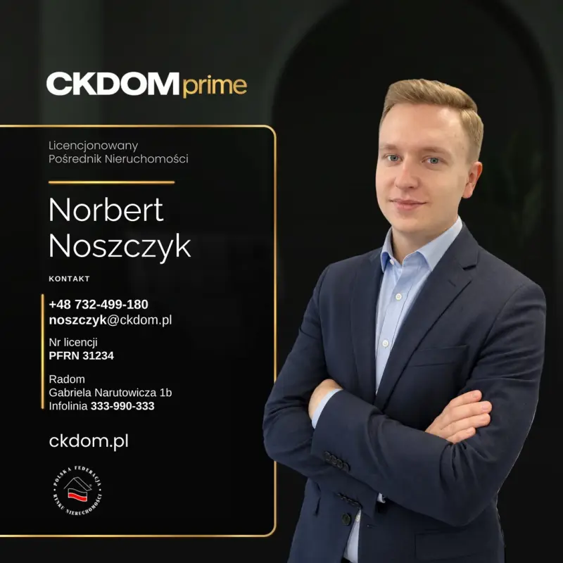 Norbert Noszczyk – dyrektor oddziału radom, CKDOM Prime Radom